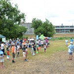 川辺の学校