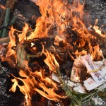 針名神社　左義長（どんどこ焼き）